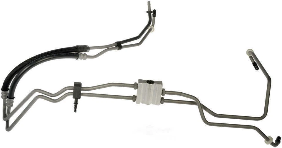 SE ADAPTA A JEEP WRANGLER JK 2012-2018 ENTRADA Y SALIDA TRANSMISIÓN AUTOMÁTICA ENFRIADOR DE ACEITE LÍNEAS MANGUERAS Foto 2 de 4