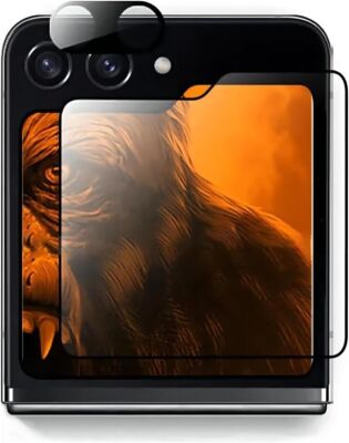 Samsung Galaxy Z Flip 6 5G Schutzglas Hart Rückseite + 3D Kameraschutz 9H Glas