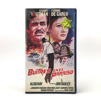 BUITRES EN EL PARAISO. VULTURES CARRUSEL DE LA MUERTE Yvonne De Carlo TERROR VHS