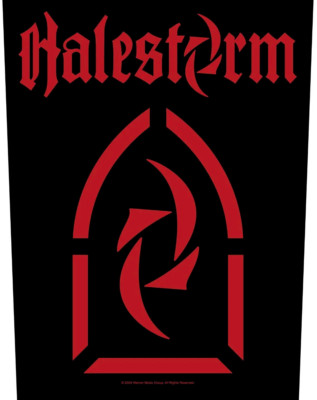 Halestorm Logo Rückenaufnäher- Backpatch NEU & OFFICIAL