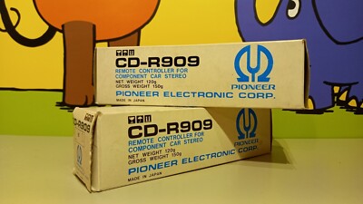 PIONEER CD-R909 Remote Controller For Component Car Sereo Made in JAPAN NOS RAR