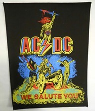 AC/DC Back Patch For Those About to Rock We Salute You Version 2 Vintage but New