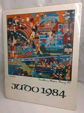 Extremely RARE LA 84' Olympic JUDO  Poster GUILLERMO WAGNER GRANIZO SIGNED and #