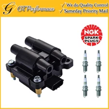 Quality Ignition Coil & NGK Spark Plug 4PCS for Forester Impreza Legacy Outback