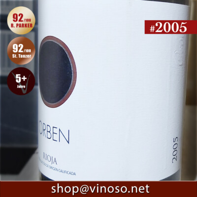 Bodegas ORBEN Jg. # 2005 Artevino / Izadi 14% Spitzenjahrgang D.O.Ca. Rioja