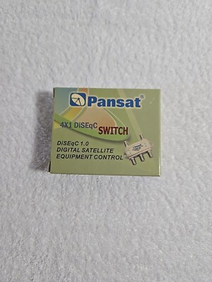 Pansat Digital Satellite Equipment Control 4 x 1 diSEqC switch new in box