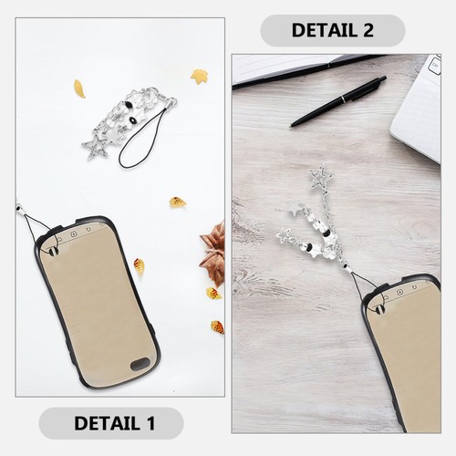 2 Pcs Pentagram Mobile Phone Chain Cellphone Charm Hollow Star Lanyard - Zdjęcie 6 z 12