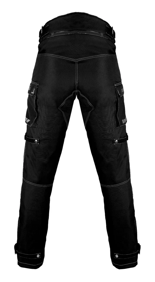 DEFY Motorcycle Pants for Men Water Resistant Dual Sport CE Armor Cordura Fabric - Image 4 of 4