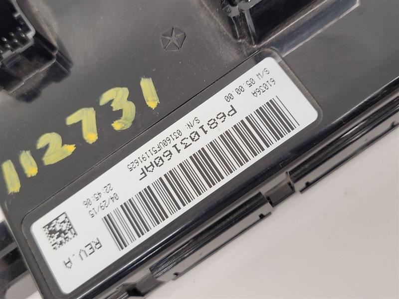2015-2017 CHRYSLER 200 TEMPERATURE CONTROL MODULE OEM P68103160AF  