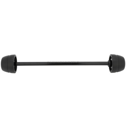 Black Front Axle Fork Crash Sliders For Triumph STREET TWIN THRUXTON 1200 T120 - Imagen 5 de 11