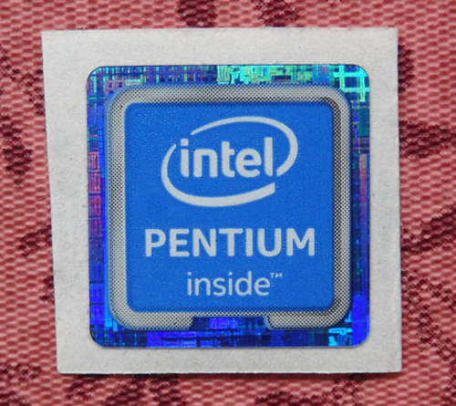 Intel Pentium Inside Sticker 11 x 11mm 2015 Skylake Badge For