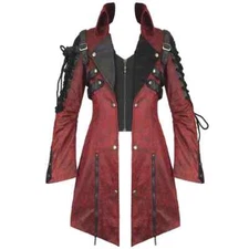 Mens Poisonblack Jacket Red