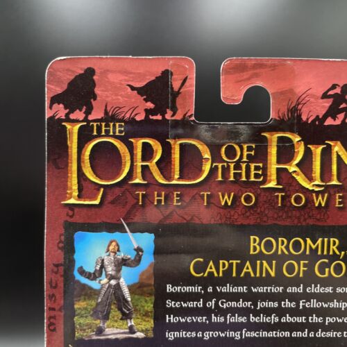 2004 Señor de los Anillos Boromir-Capitán de Gondor Las Dos Torres Figura NUEVO - Imagen 13 de 19