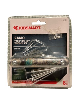 Job Smart 8 in 1  Piece Camo Torx Hex Key Wrench Set