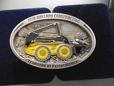 New Holland Construction Belt Buckle Limited Edition Series youth size