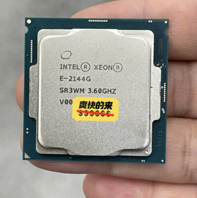 Intel Xeon E-2144G 4C/8t 3.60GHz 71W LGA1151 CPU Processor support c246