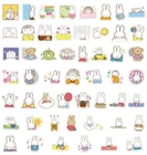 Neuf 100/50 pièces autocollants neufs Miffy dessin animé imperméable ordinateur portable papeterie autocollant