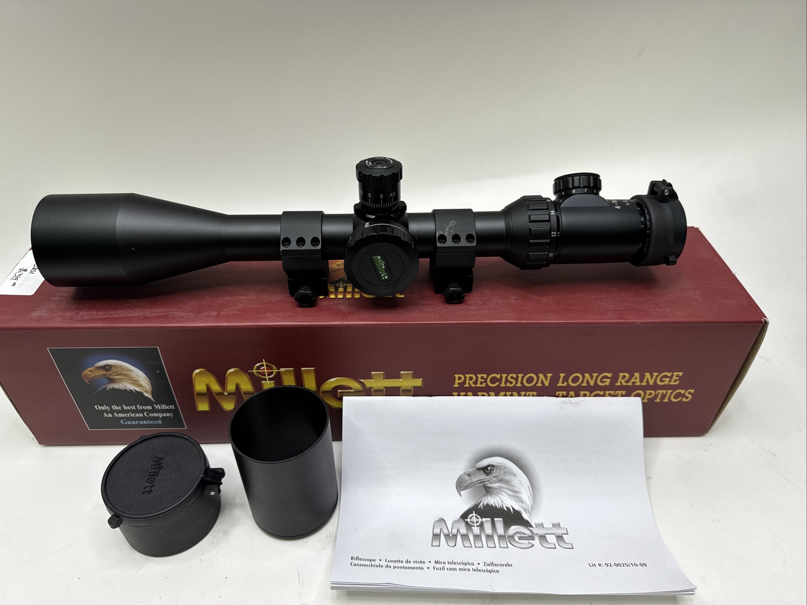 Millett TRS-1 4-16x50 Side Focus Illum Mil Dot Bar 30mm Tube | eBay