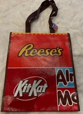 New w/ Tag Hershey Chocolate World Mixed Candy & Chocolate Reusable Tote Bag 