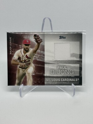 Paul DeJong 2020 Topps Major League Material #MLM-PD Game Used