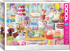 Birthday Party Cake 1000 Piece Jigsaw Puzzle Eurographics New