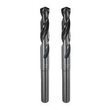 Image of 2pcs 17/32"  Twist Drill Bits M35 High-Speed Steel HSS Round Shank 6" Long