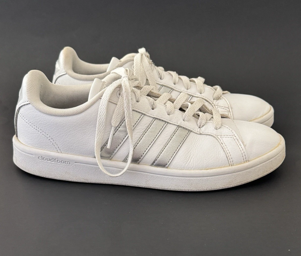 adidas gazelle silver green womens Adidas Womens Cloudfoam Advantage Shoes main image 1