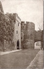 Tower Of London, View Along The Outer Ward, London, England Vintage Postcard