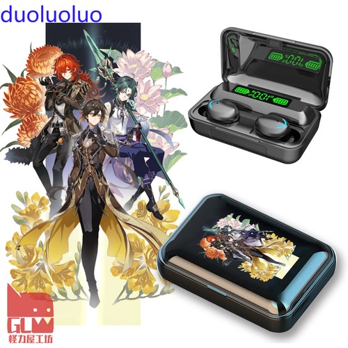 Diluc Genshin Impact Anime Wireless Bluetooth Headset Earphones Gift - 第 6/11 張圖片