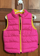 Baby Gap Toddler Pink Puffer Vest 2 Years Old Cold Control 100 Recycled Fill