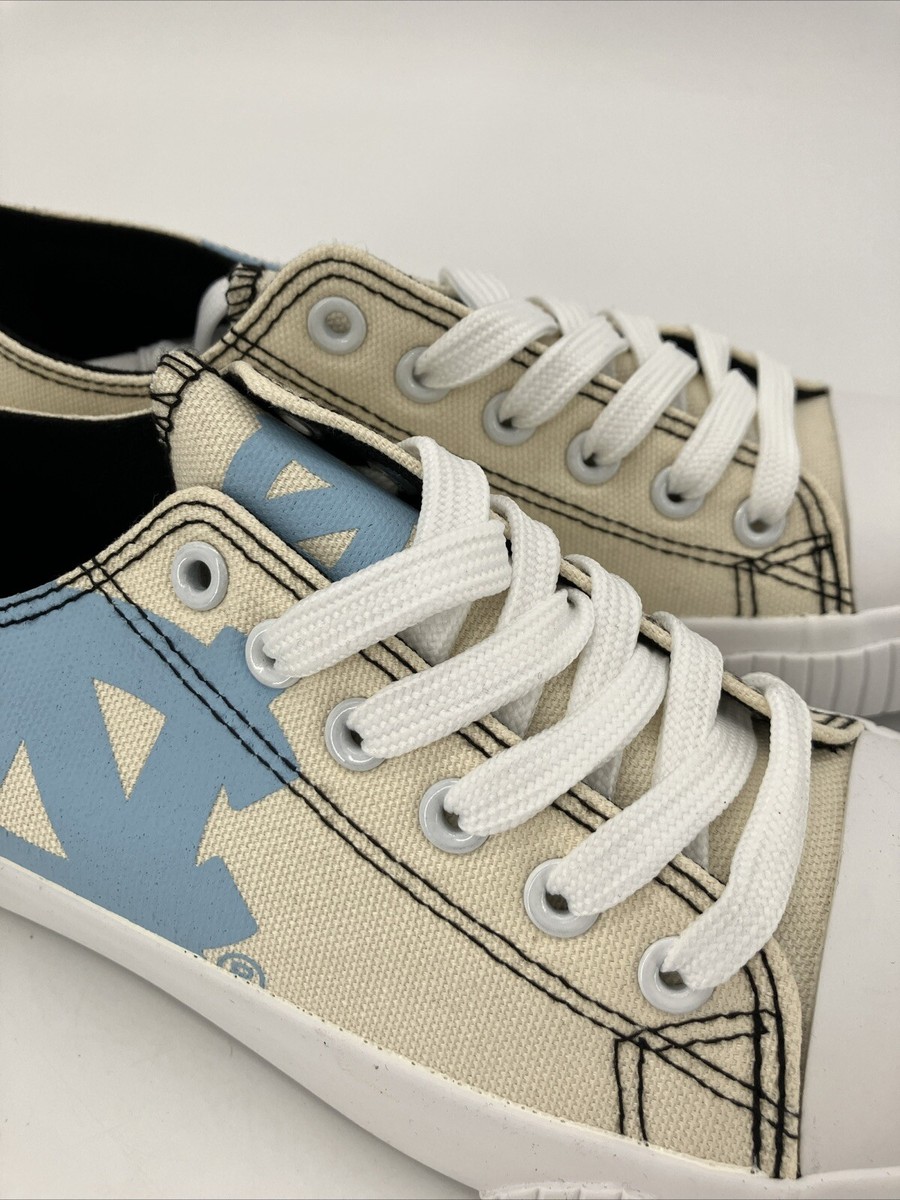 FOCO Women’s North Carolina Tar Heels Low‑Top Canvas Sneakers – Repeat Print Slip‑On Shoes, Size 8 - View #10