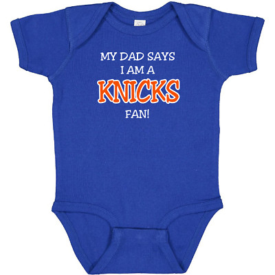 Grandpa / Dad Says I am a New York Knicks Fan Baby Bodysuit / Todder Tee