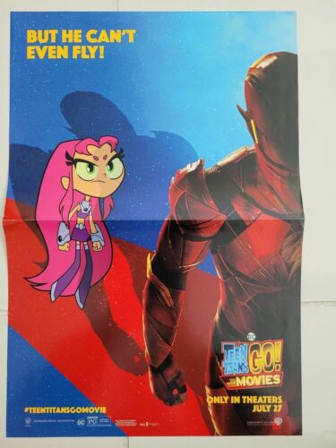 TEEN TITANS GO! TO THE MOVIES PROMO POSTER 11" x 17" THE FLASH! 2018 UNUSED NEW! - Photo 1/1