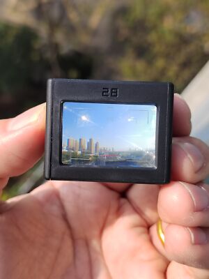New 28mm (35/50 Frame) Optical Waist Level Viewfinder External Viewfinder