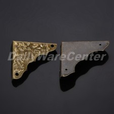 12 x Jewelry Wine Gift Box Wooden Case Bracket Corner Protector Guard Antique