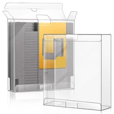 5-50Pcs Clear Plastic Protector Case Storage Box For Nintendo NES Game Cartridge