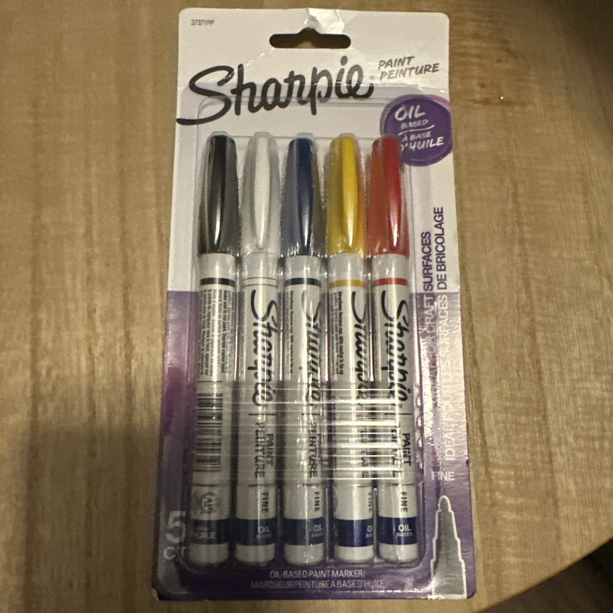 Sharpie Oil Based Paint Markers Set of Fine Point 37371 Knockout