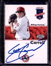 2008 Tristar Projections Pro Debut Scott Carroll  Auto/ Signed IP