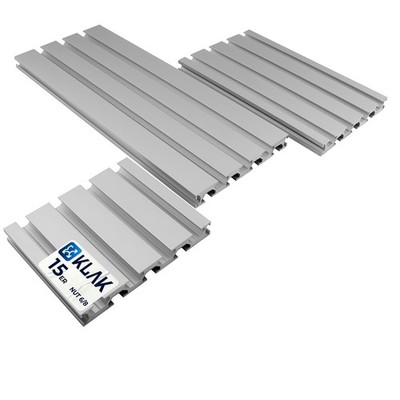 KLAK 15/120 - Aluprofil 15x120mm Montageprofil Typ I Nut 8 100-2000mm