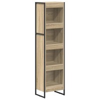 BüCherregal Sonoma Eiche Holzwerkstoff 40X30X155 Cm Standregal