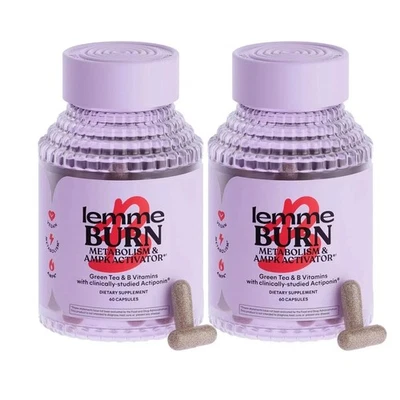 MARKENLOS 1-2 Pack Lemme Burn Metabolism Belly Fat Burning + AMPK Activating Supplement DE