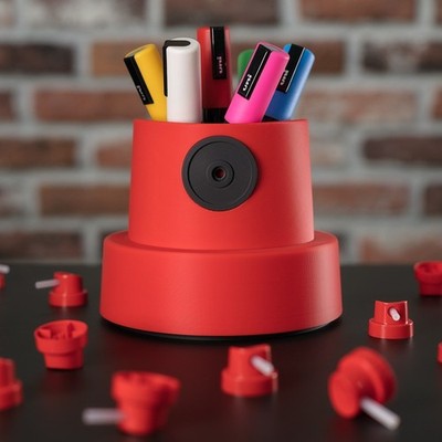 Graffiti Spray Caps MTN Krylon Spray Tips Cherry Red Black Dot Graffiti Art Cap