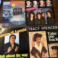 10 Dischi Vinile Italo-disco Anni 80 1a edizione Stock Lotto Rare Vinyl