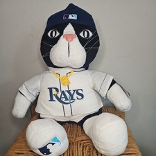 Tampa Bay Rays DJ Kitty Plush Game Day Promo Giveaway Tote Gold Chain MLB Toy 9