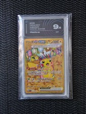 Pokémon Pikachu ex 247/191 Surging Sparks ITA Full Art Secret Gold 9.5
