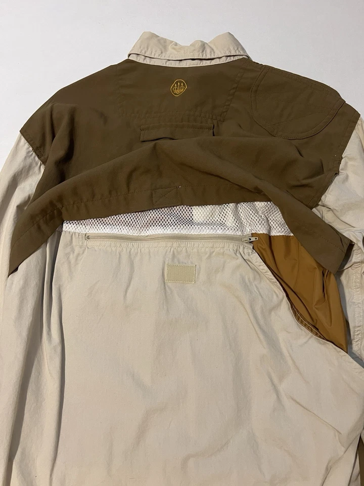 Camisa de caza de aves Beretta carga frontal, mediana, usada Foto 3 de 4