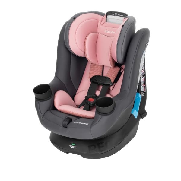 Evenflo REO by Revolve360 Rotating 2-in-1 Convertible Car Seat, 360 Degrees,