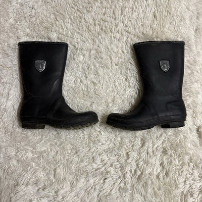 Women s Size 8 Black Kamik Rubber Muck Rain Boots