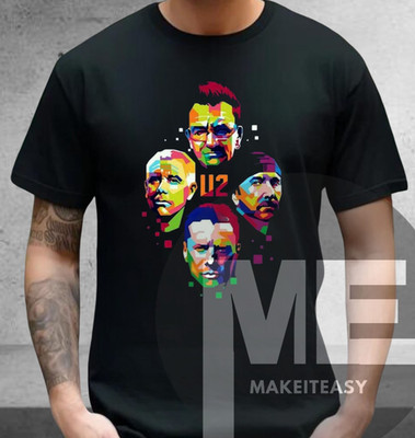 U2 t-shirt tour band Black Unisex Tee fan gift