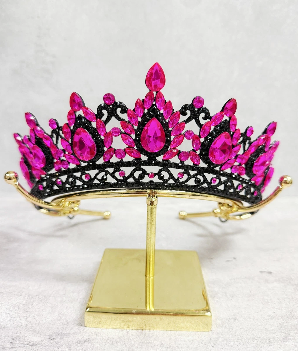 Pink Handmade Bridal Tiaras & Headbands for sale | eBay display picture 3